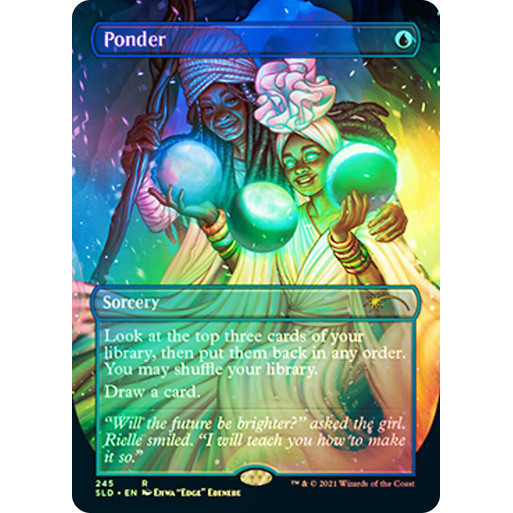 MTG Proxy Card - Ponder (Foil) | Secret Lair Drop (SLD) | Shopee ...