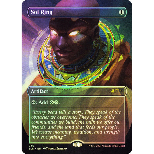 Pr0xy Card - Sol Ring #249 (Borderless Foil) | Secret Lair Drop (SLD ...