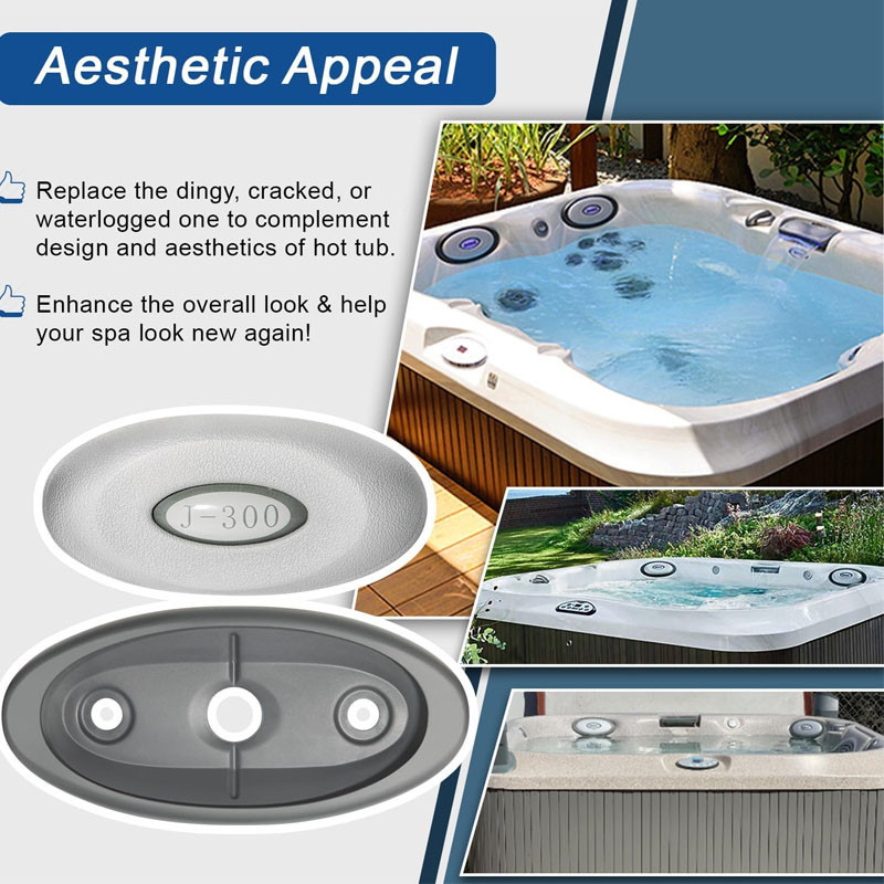 2472-824 Oval Pillow Insert + Back Mount for Jacuzzi J-300 Series Hot ...
