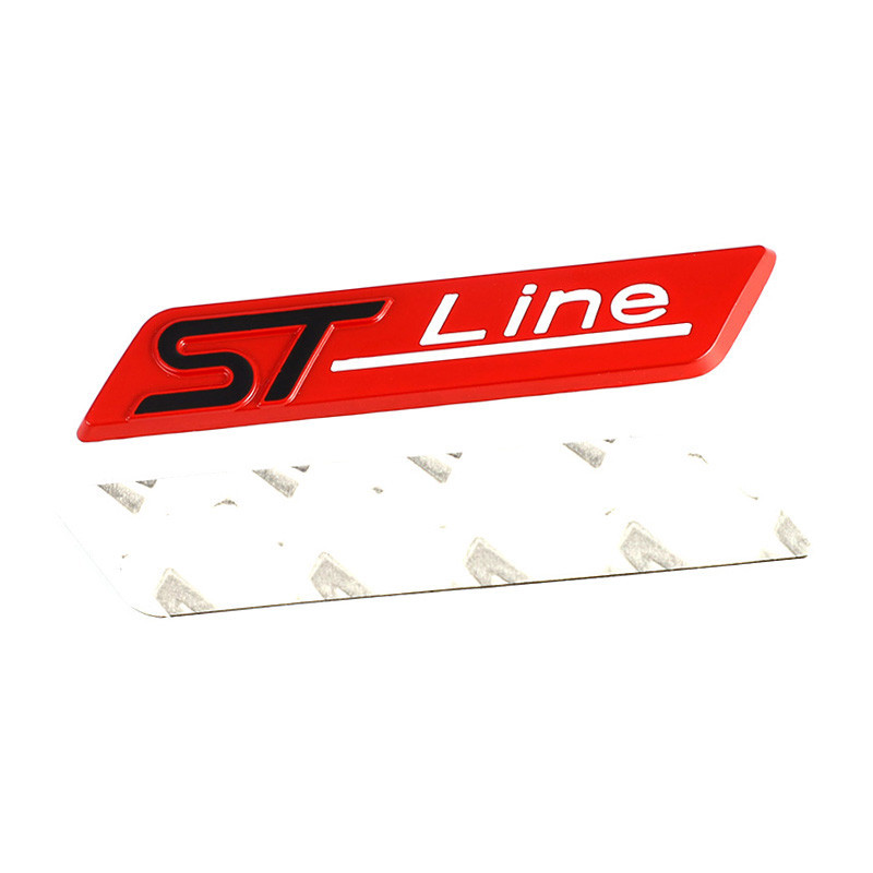 3D Car Sticker ST LINE Logo Emblem Sport Badge Auto Decal for ford kuga ...