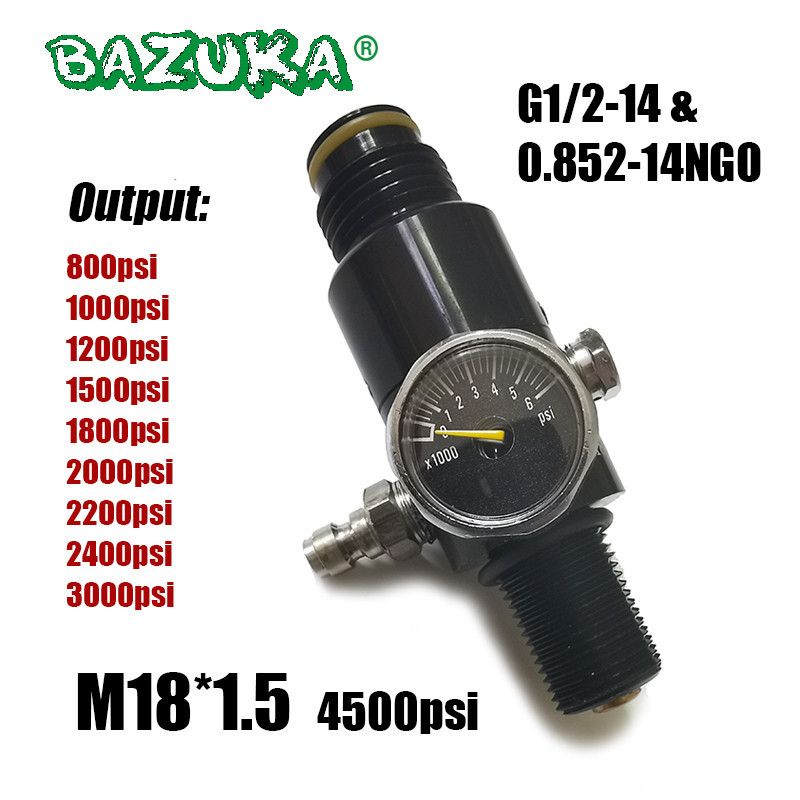 HPA 4500 Psi Druckluft-Reglerventil – M18x1,5 Ode Produktbild-Vorschau 4