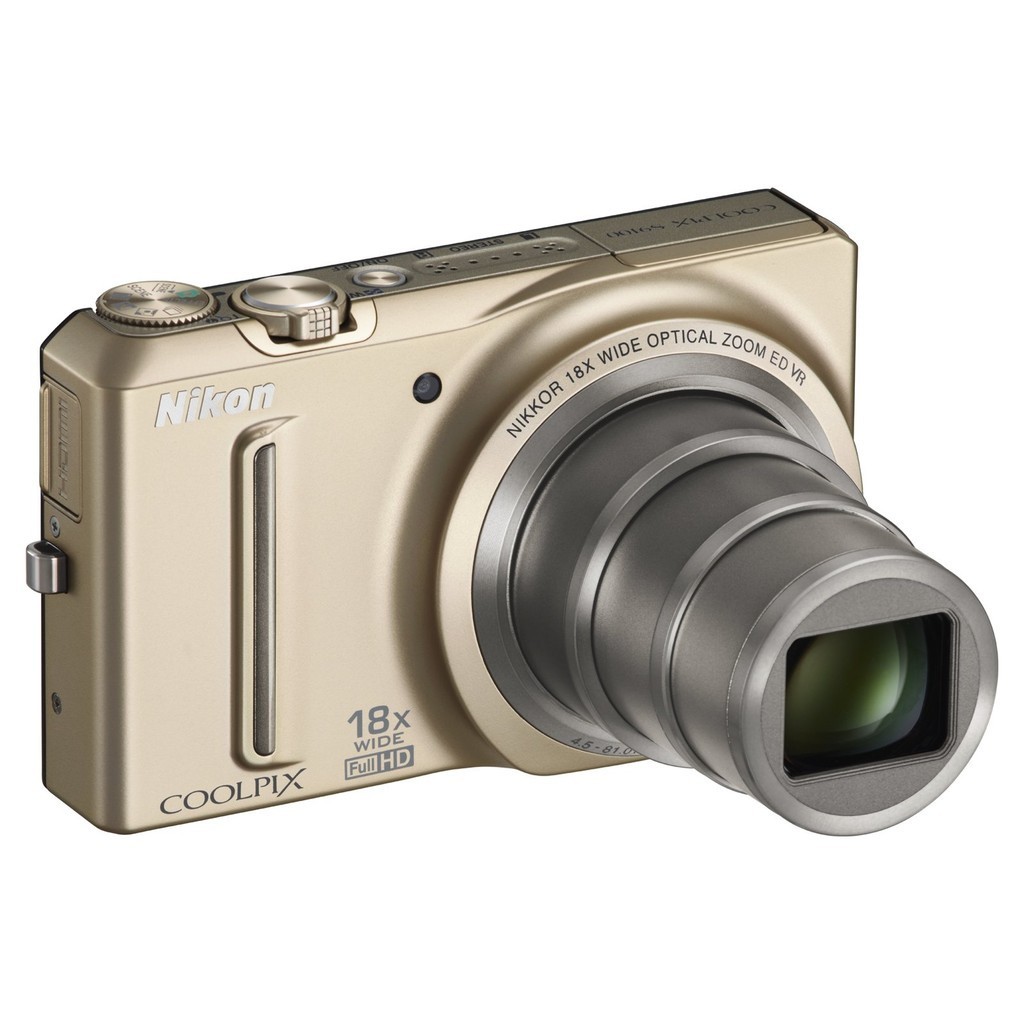 Nikon Digital Camera COOLPIX S9100 Sophia Gold S9100GL direct from