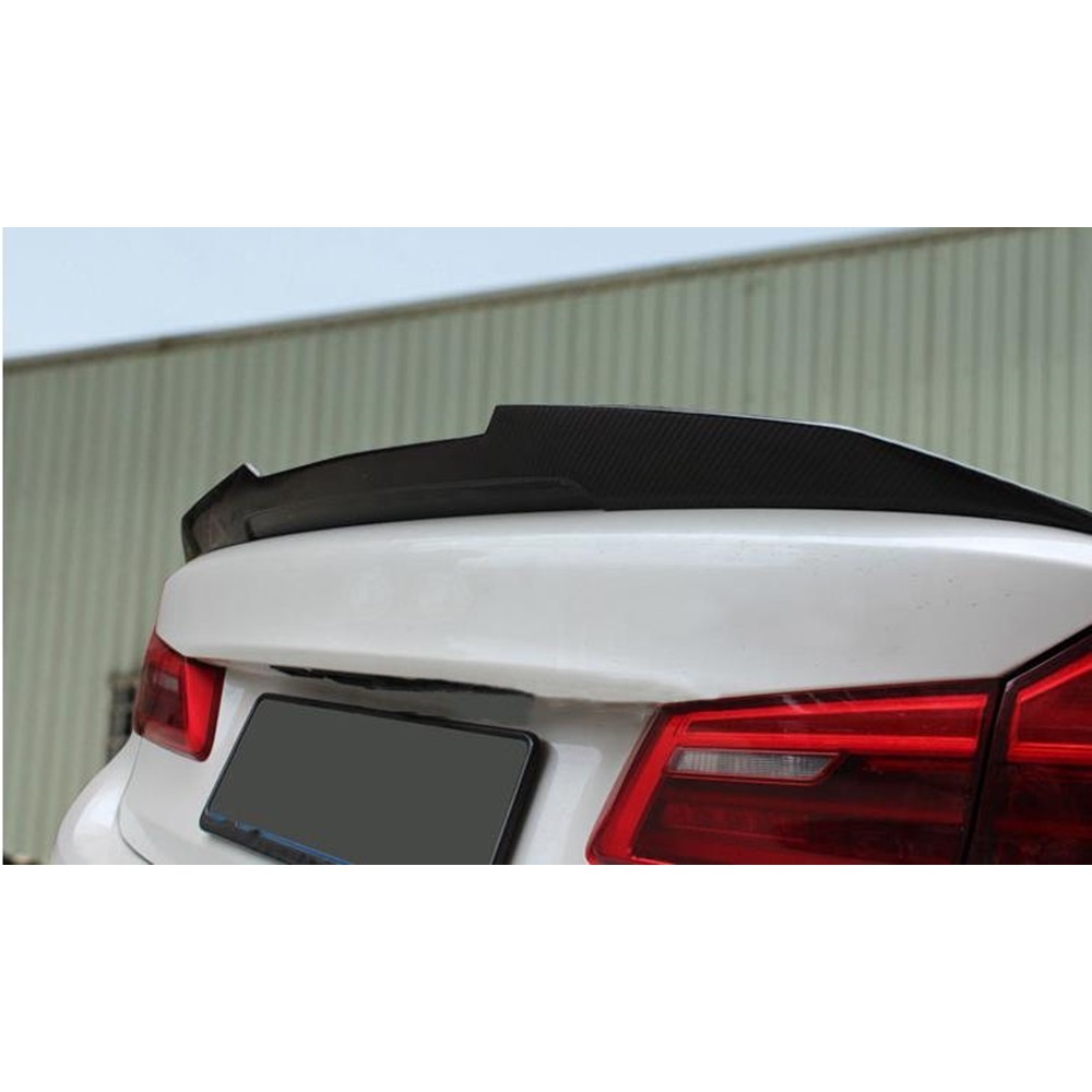 Carbon Fiber Rear Spoiler Wing Trunk Lid Trim Roof Splitter Lip For BMW ...