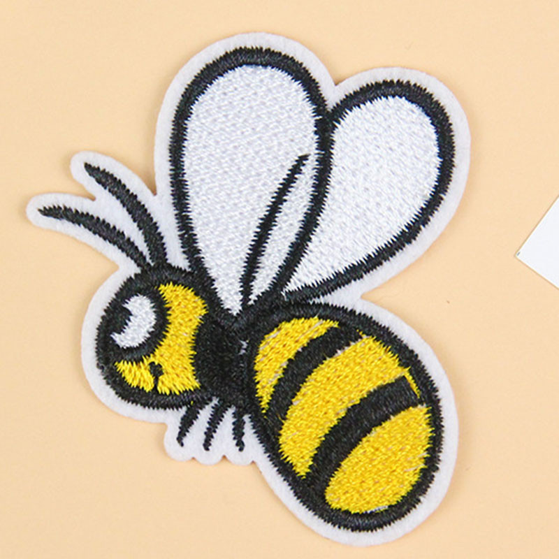 10pcs Iron-on embroidery Bees cloth garment DIY patch Bag boon sun hat ...