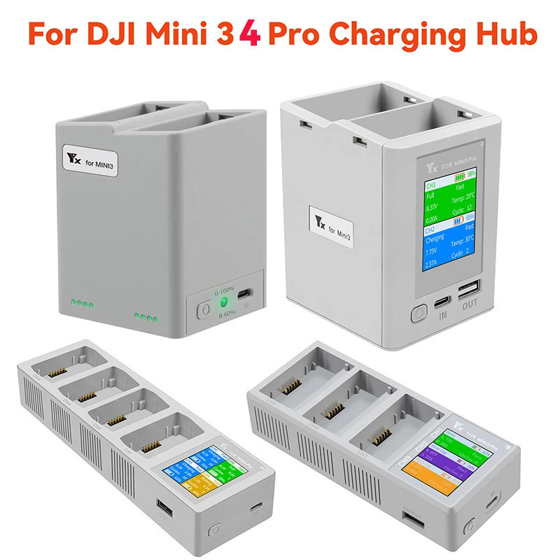 DJI Mini 4 Pro/Mini 3 Series Two-Way Charging Hub
