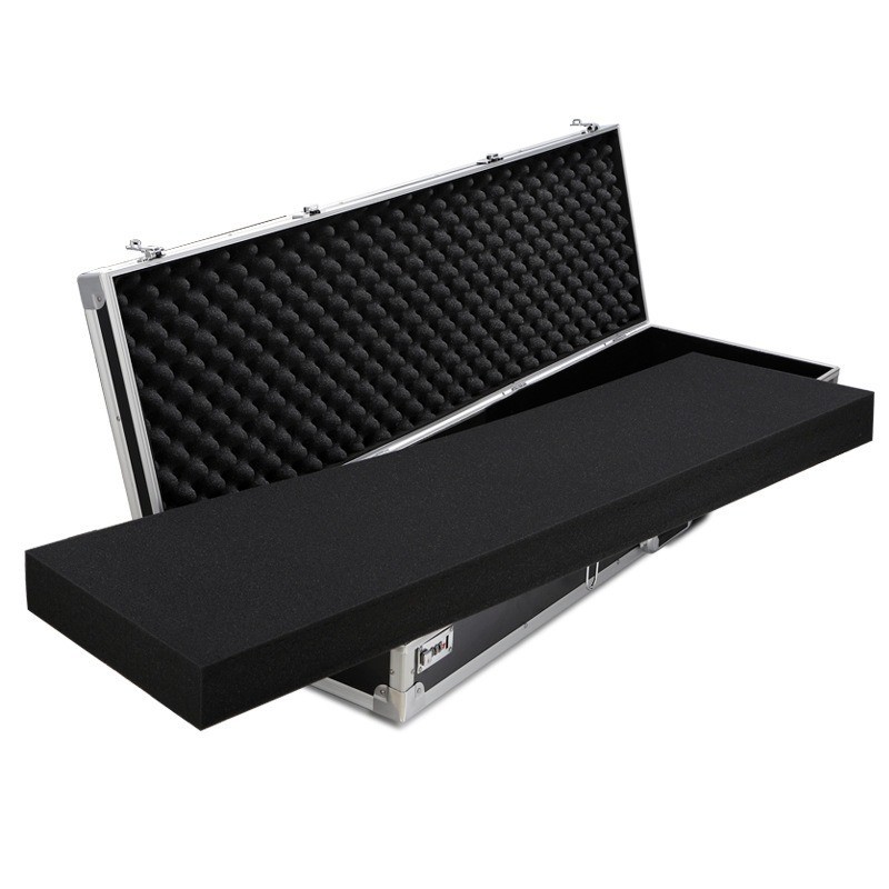 Long Aluminum Instrument Flight Carrying Case with Foam Inside ...