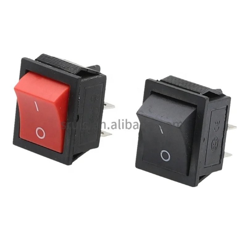 KCD4 DPST ON OFF Rocker Switch 30A 250VAC 4Pin 2 Position Toggle Switch ...