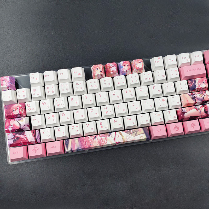 12Keys/Set Anime Character Design Custom Thermal Sublimation Keycaps ...