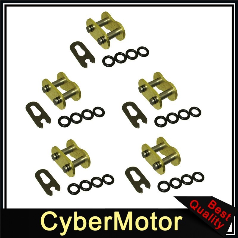 520 Gold Oring Chain Connecting Master Link For Pit Dirt Bike ATV Quad