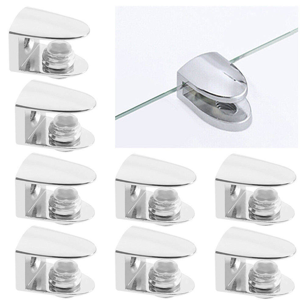 Glass Clamp Glass Shelf Supports Bookshelf Cabinet Display Cabinet ...