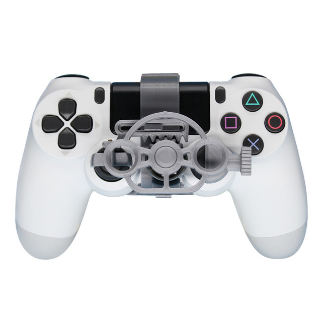 For PS4 Controller Racing Games Mini Steering 3D printing Wheel Auxiliary Controller Game Joyst Q Shopee Philippines