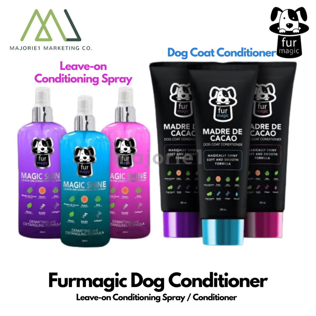 Furmagic Magic Shine Leave-on Conditioning Spray / Madre De Cacao Dog ...