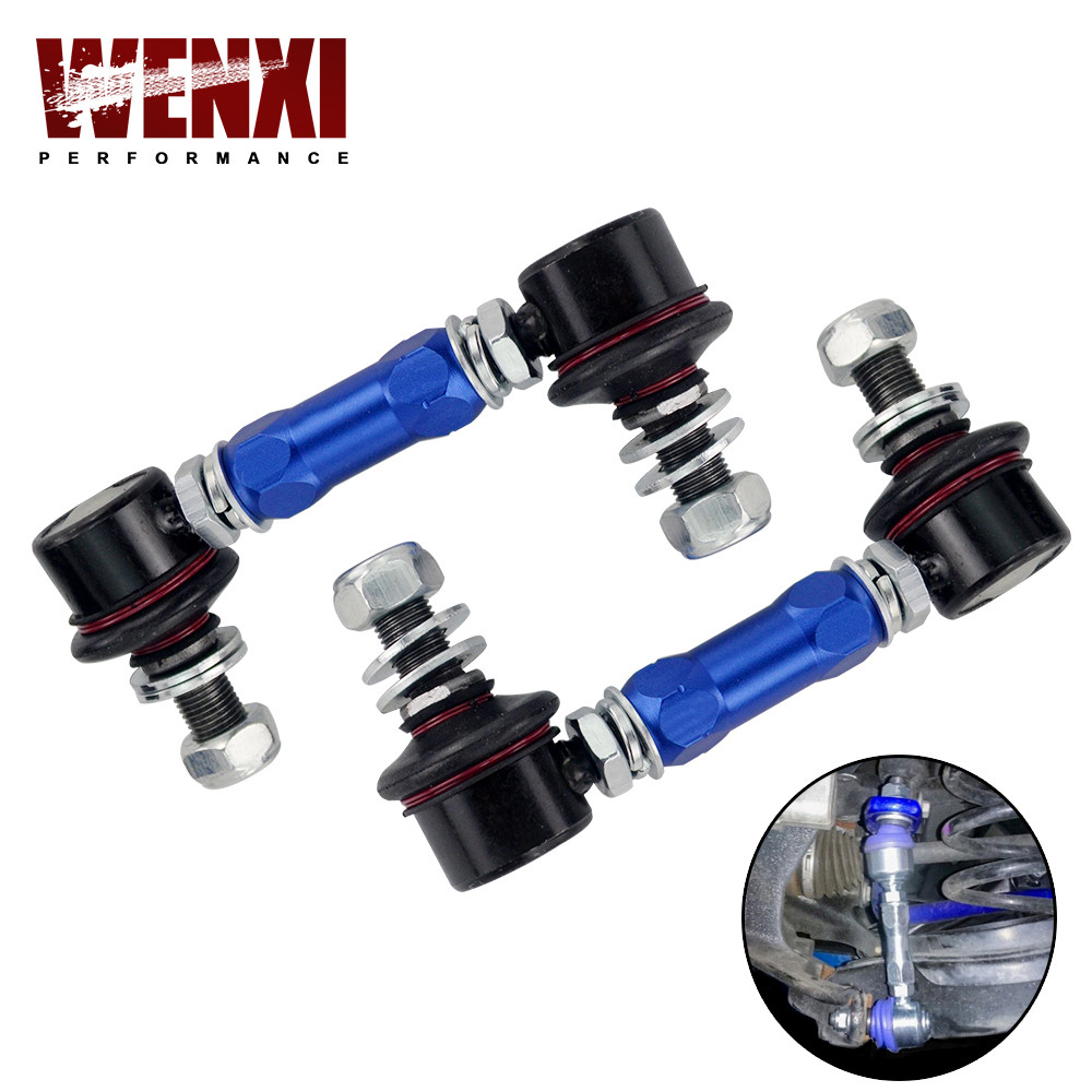 ☺100mm120mm Ball Joint Adjustable Roll Sway Bar End Link For KIA