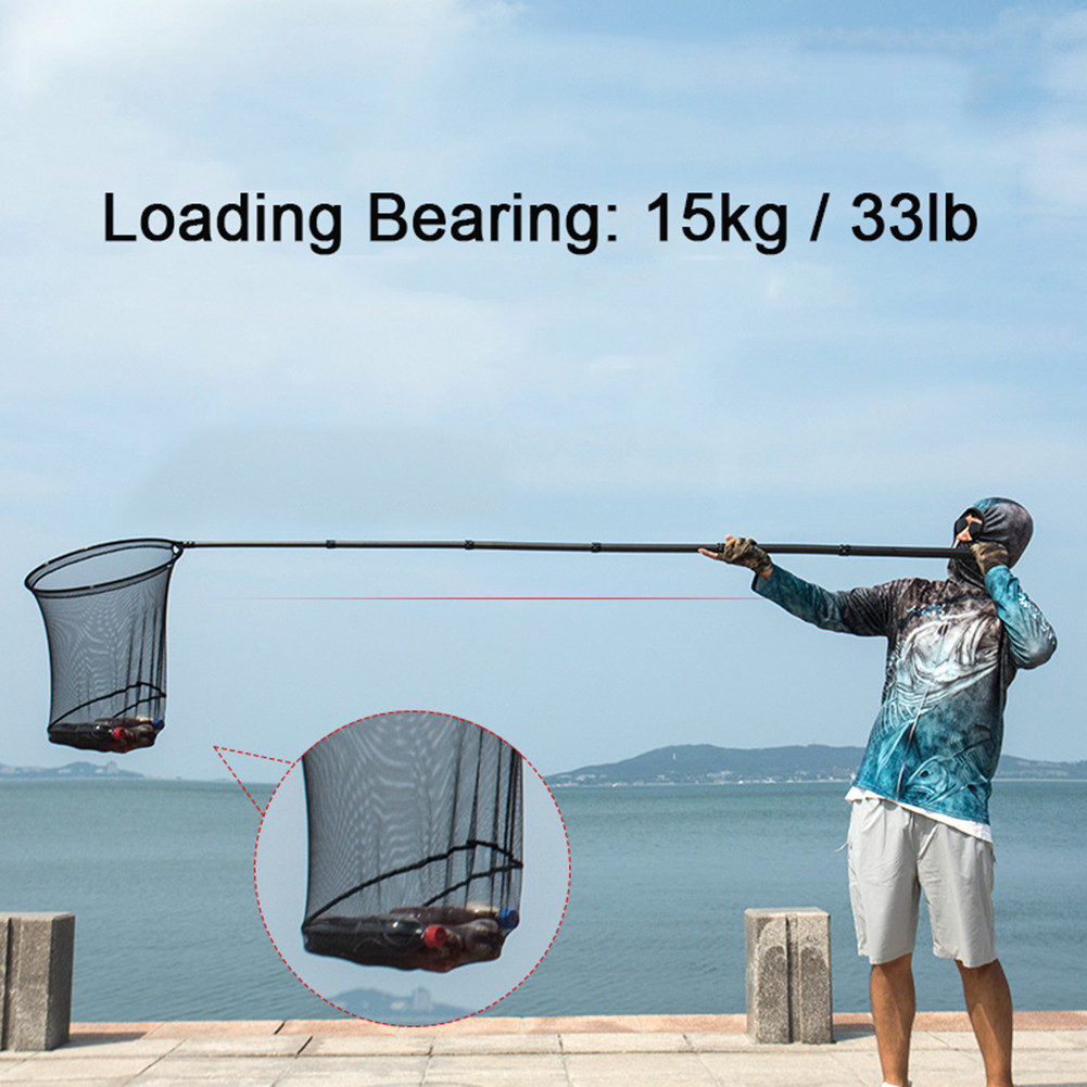 Netting Rod 1.3m-3.0m Folding Net Head For Catching Big Fish ...