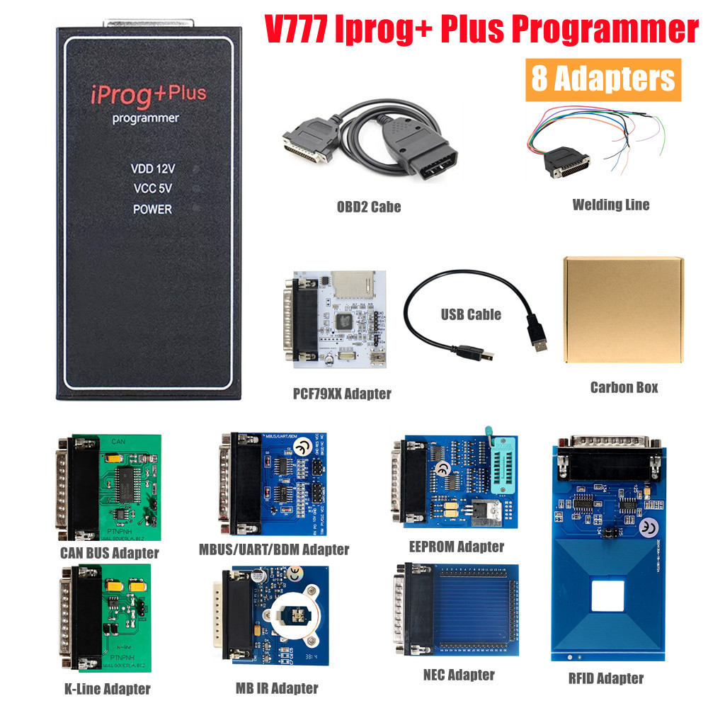 Iprog Plus Pro V777 Key Programmer Support IMMO MCU SRS Dashboard with ...