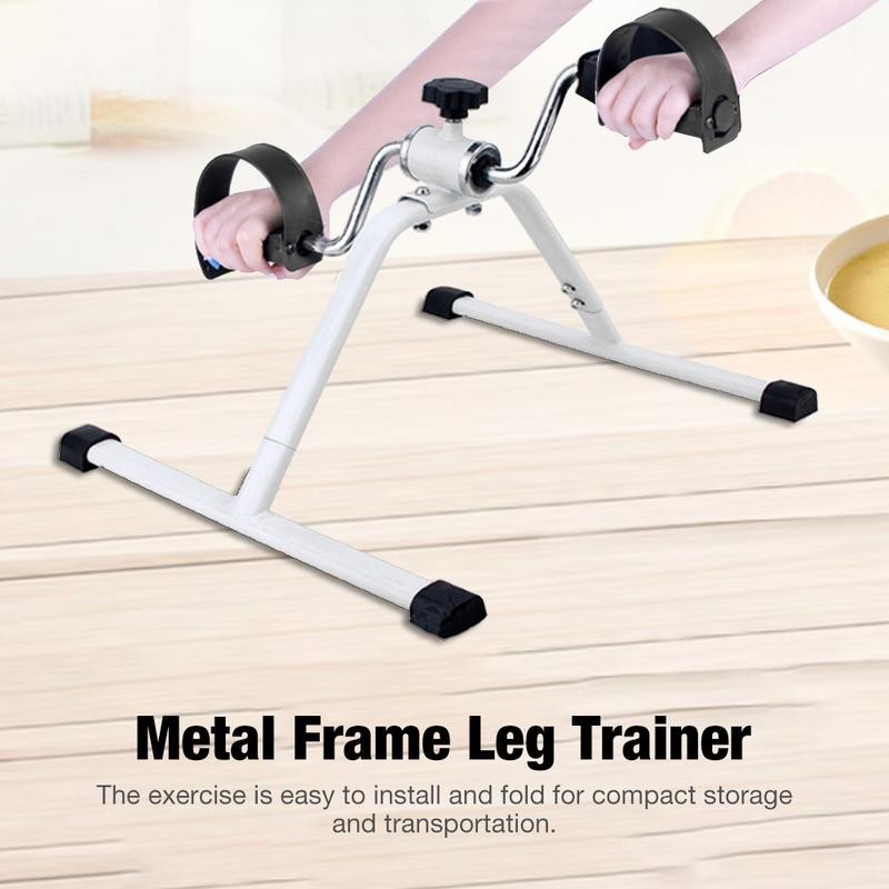 】Metal Frame Pedal Exerciser Muscle Training Fully Assembled Exercise