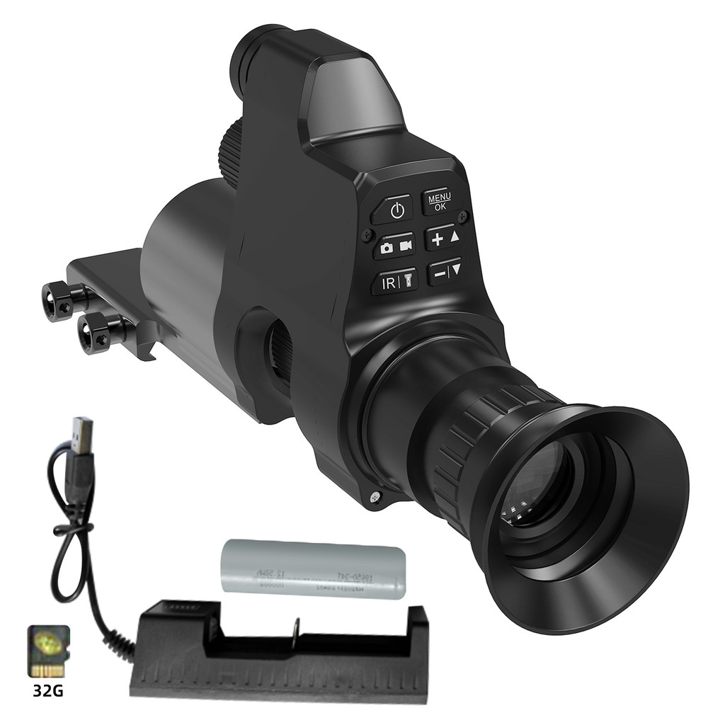 ☻Digital Night Vision Scope 1080P Infrared Night Vision Monocular with 940nm IR Flashlight Cutti
