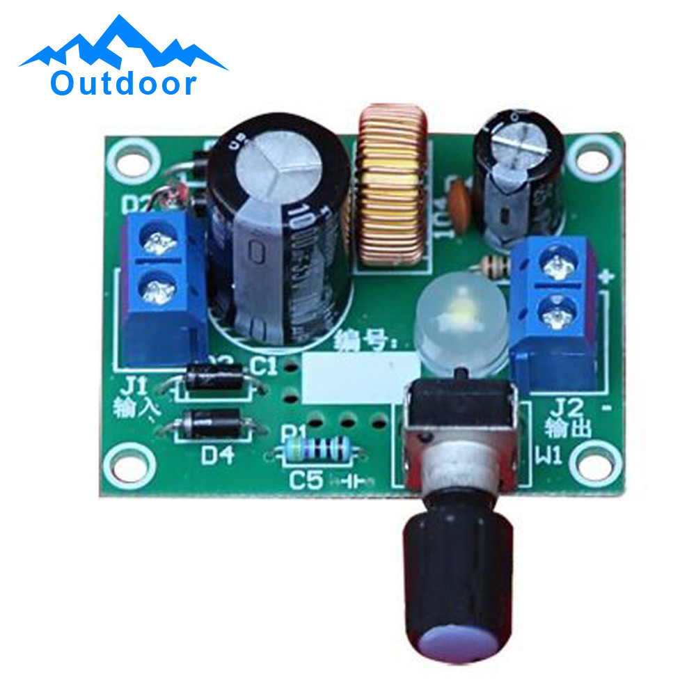 LM2596 Adjustable Step-down Power Module Voltage Reduction Module Volt ...