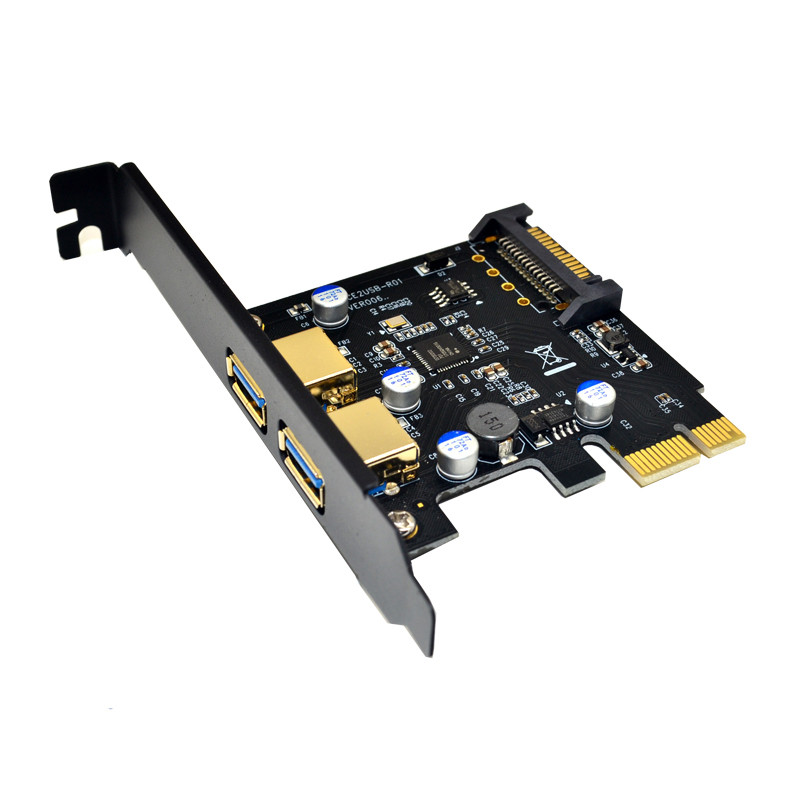 USB 3.0 PCI-E PCIE USB 3.0 Card Adapter 5Gbps USB 3.0 PCI E 2 Ports PCI ...