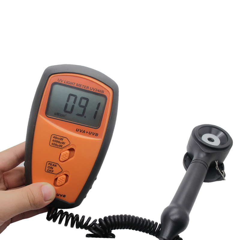 Professional UV Light Meter UV Radiometers LCD Display UVA UVB ...