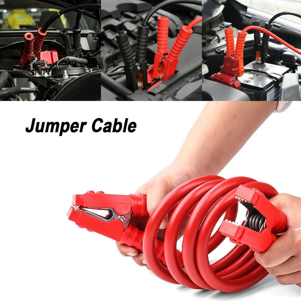 ☽1 Set Jumper Cable Heavy Duty High Conductivity 2m 3000Amp 50mm² Car