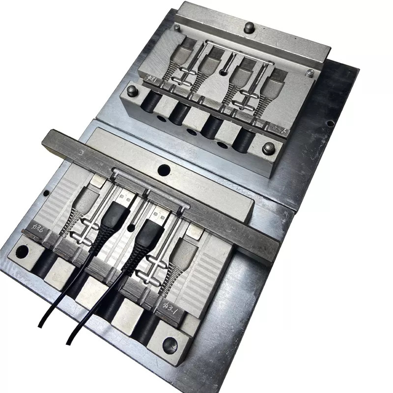 Injection Mould for USB Cable Plug Inner Molding with 4 Cavity USBA ...