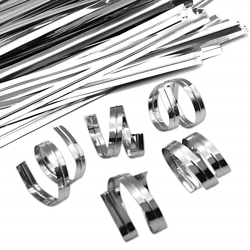 10cm 3000pcs Golden tie wire cable ties strapping tape binding, gold ...