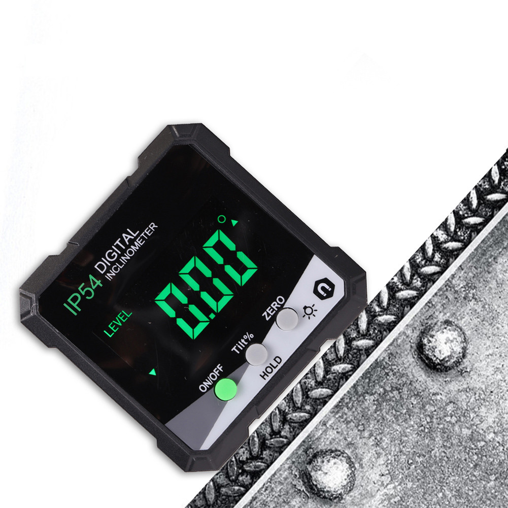 4*90° Digital Portable Inclinometer LCD Backlight Angle Protractor ...