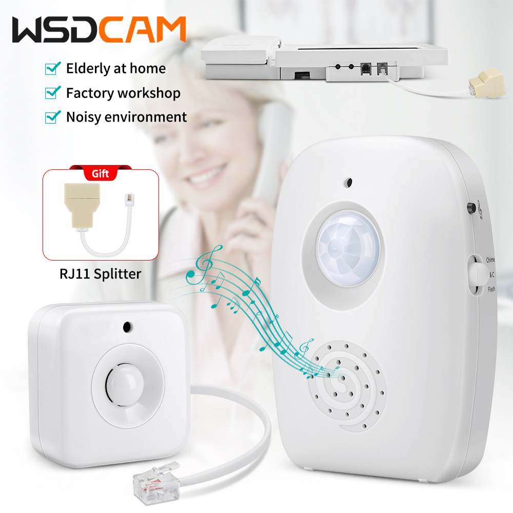 ⓥWsdcam RJ11 Telephone Ringer Phone Ring Amplifier Telephone Answering ...