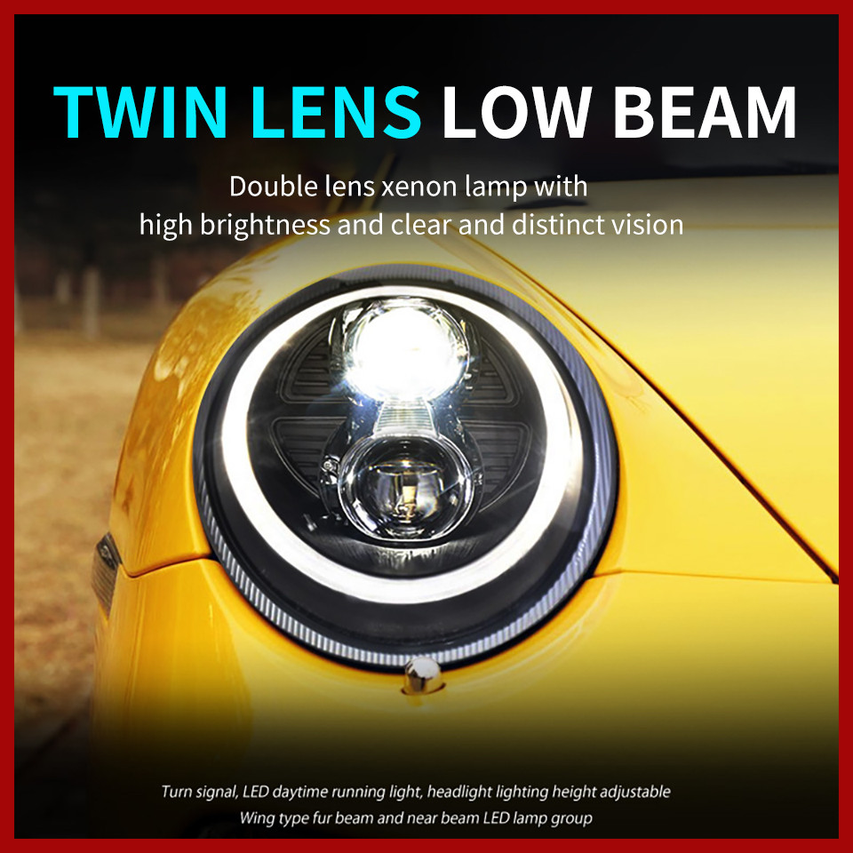 FT Car Lights For Porsche 911 Headlight 2005-2009 997 911 LED Head ...