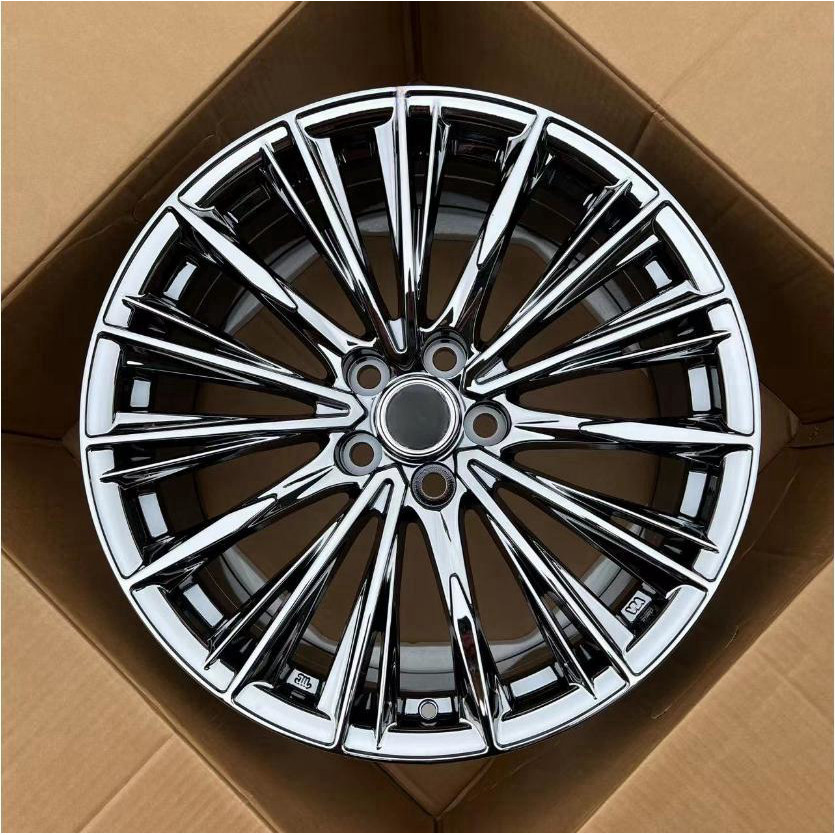 Black Chrome 18 19 Inch 5x108 5x112 5x114.3 5x120 Alloy Car Wheel Rims ...