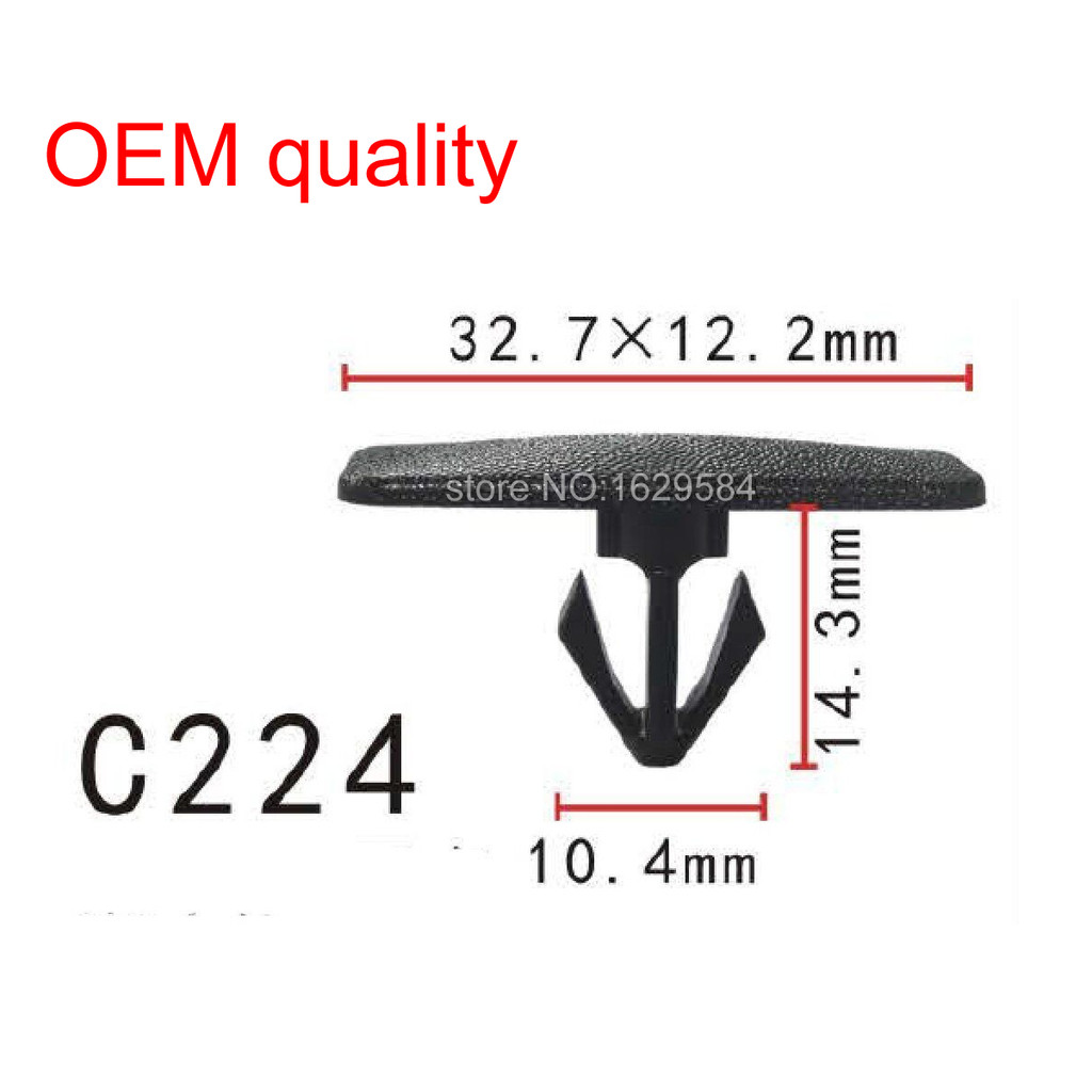 10/100x OEM Rocker Panel Molding Fasteners Retainers for GM Monte Carlo ...