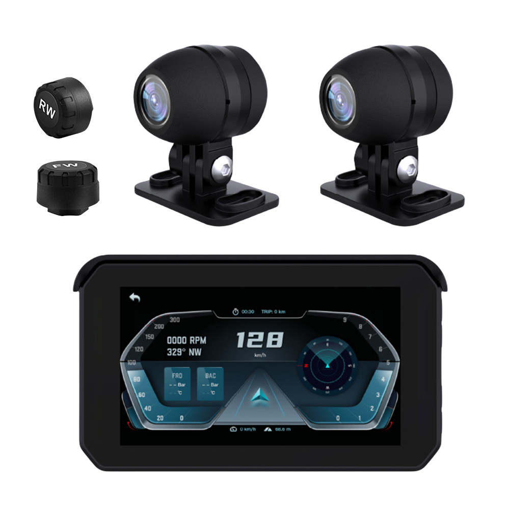 ♨5 Inch GPS Screen Monitor HD 1080P Wireless Carplay Android Auto