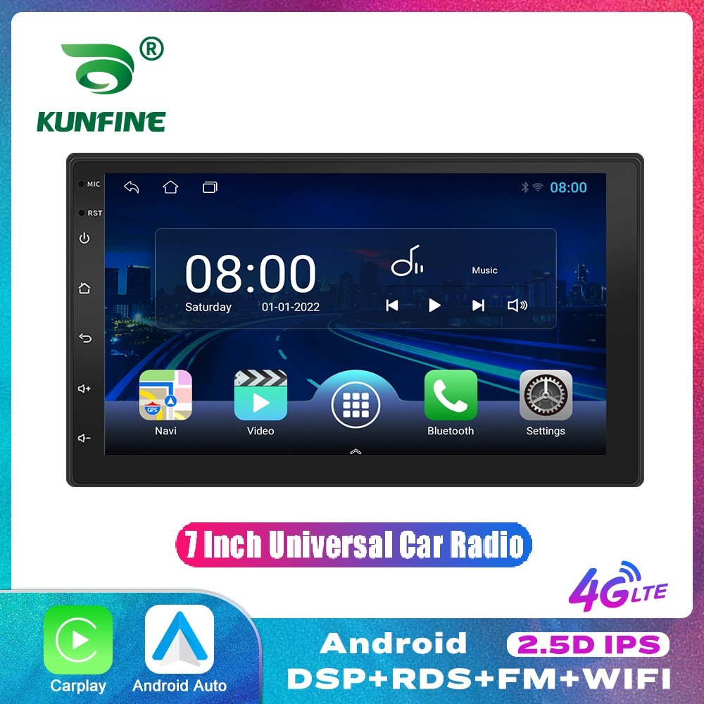 -7Inch 2 Din Android 2.5D Touch Screen Octa Core Car Multimedia Radio ...