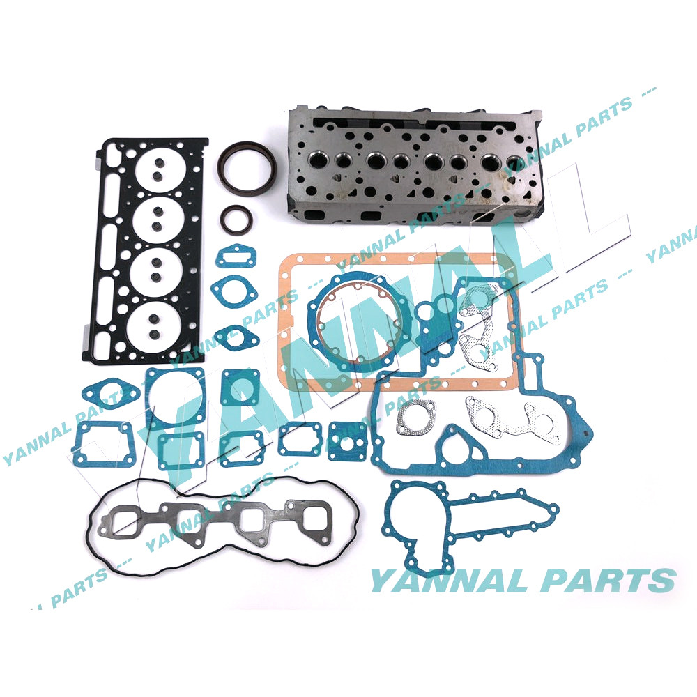 【HOT SALE COMPLETE CYLINDER HEAD ASSY VALVES & FULL GASKET SET FOR