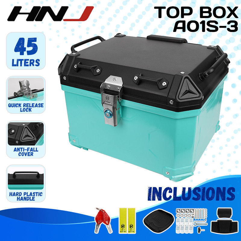 HNJ A01S3 Top Box storeage compartment for motorcycle 45 liters motor