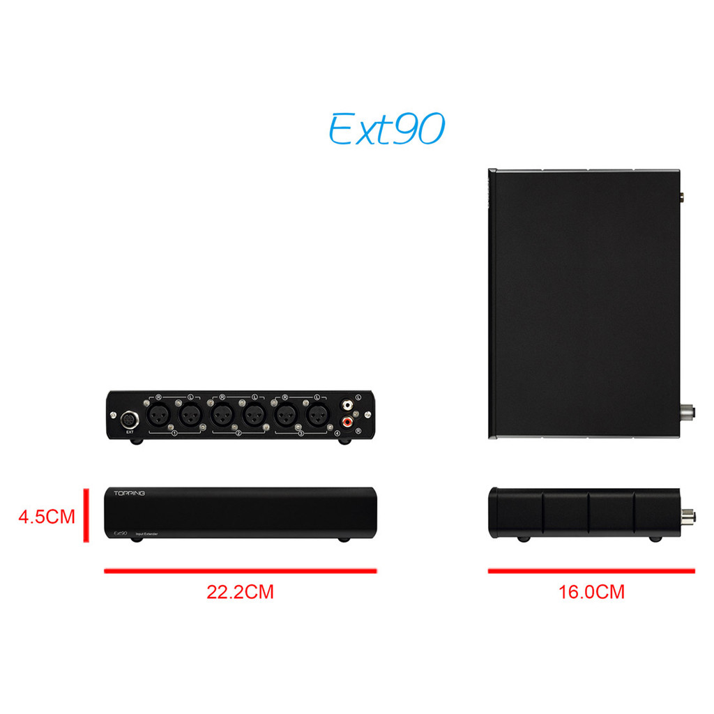 TOPPING PRE90 preamplifier fully balanced machine & Ext90 Input ...