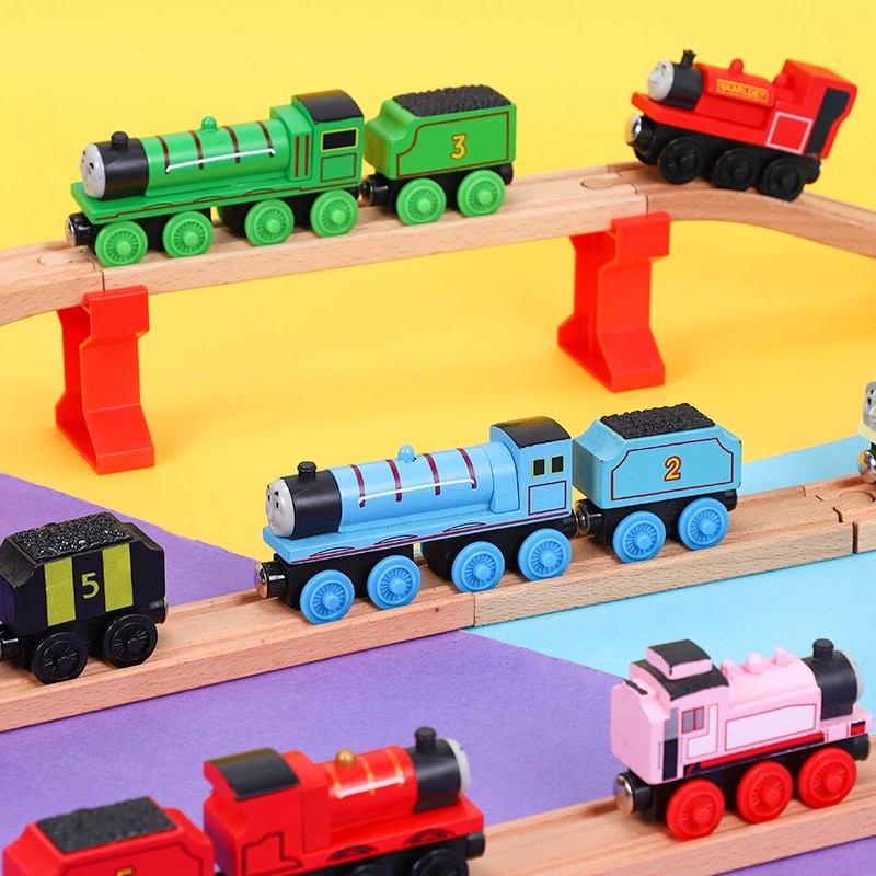 Thomas And Friends Wooden Railway Trains Toy Rosie Thomas Percy Rusty ...