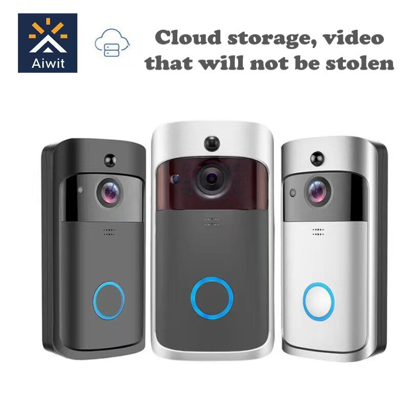 V5 Smart WiFi Video Doorbell Camera Visual With Chime Night