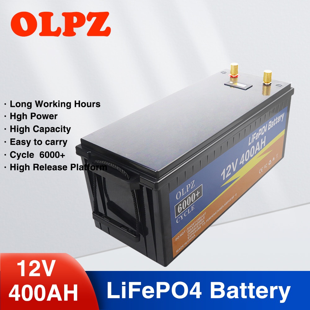 12V LiFePO4 Battery 400Ah 250Ah 200Ah 150Ah 100Ah Built-in BMS Lithium ...