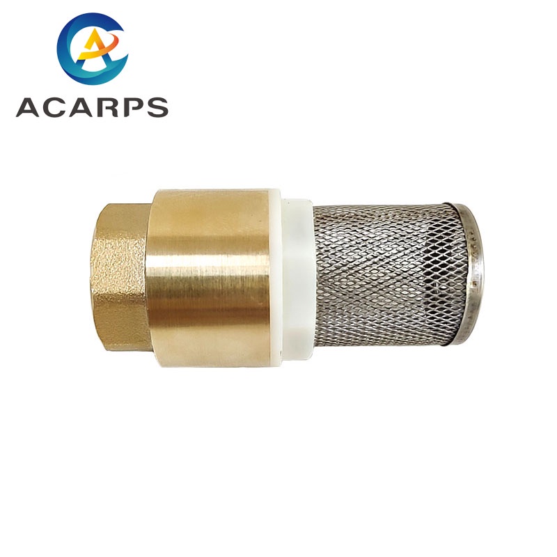 1/2" 3/4 " 1" Brass Vertical Check Valve Water Pump Bottom Valve With