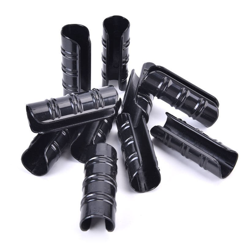 10x Greenhouse Plastic Black Snap Clamp For Pvc Pipe Greenhouse Frame