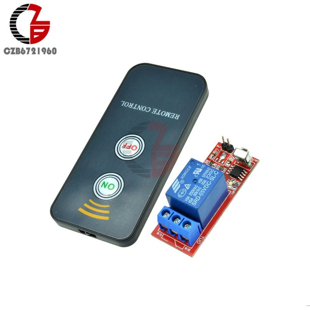 DC 5V 1 Channel Relay Module Infrared IR Remote Switch Relay Driving ...
