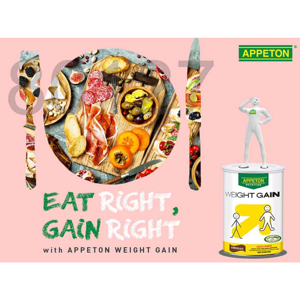 K8235 Appeton Weight Gain Adult 450g Chocolate Shopee Philippines