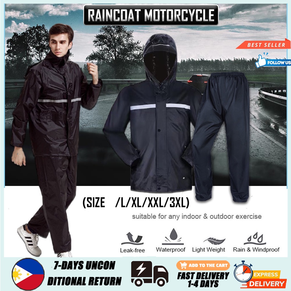 RainCoat For Motorcycle Waterproof Motor Bicycle Outdoor Raincoat For