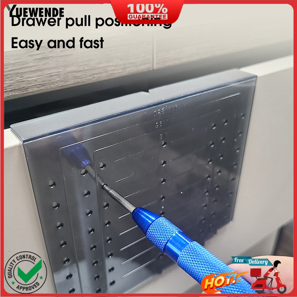 YW.B 1 Set Lightweight Door Drilling Template for Measurement