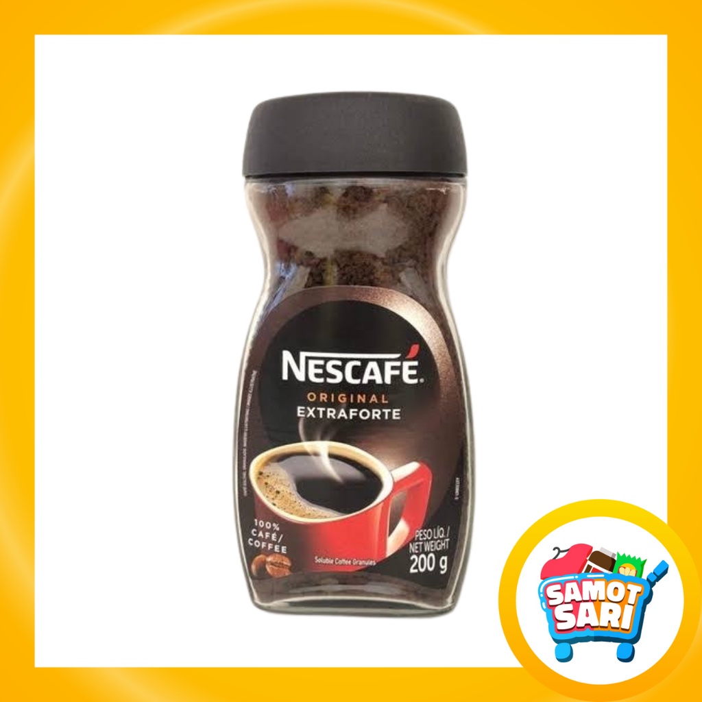 ∋Nescafé Original Extraforte (Extra Strong) Instant Coffee, 200g