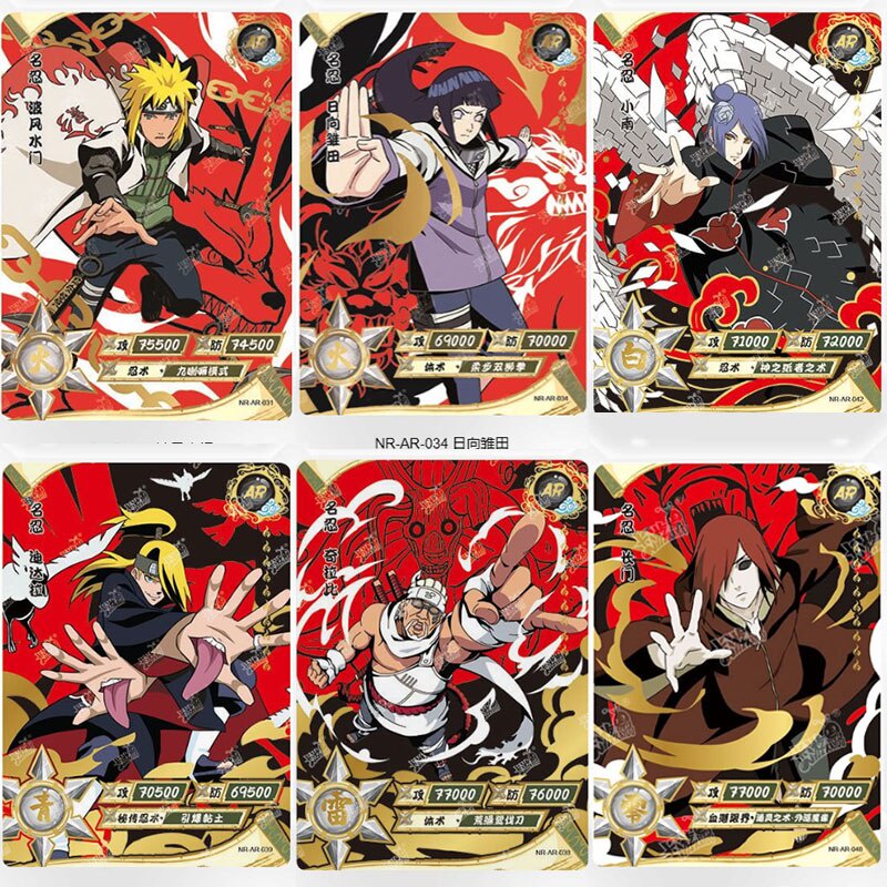 7ik Naruto Cards All Set AR CR OR Card Itachi Kakashi Temari Anime ...