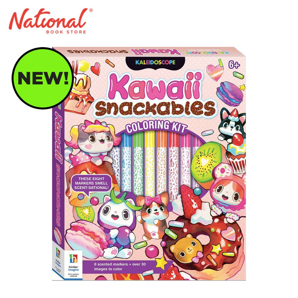 Kaleidoscope Coloring Kawaii Snackables Kit Trade Paperback Art