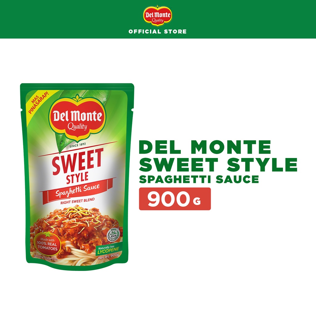 DEL MONTE Sweet Style Spaghetti Sauce the No. 1 Spaghetti Sauce in the